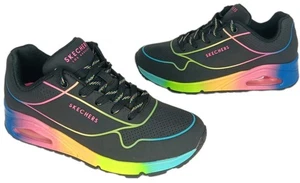 Scarpe sneaker Skechers Air Uno Pop of Sunshine da donna taglia 8 basse arcobaleno - Foto 1 di 10