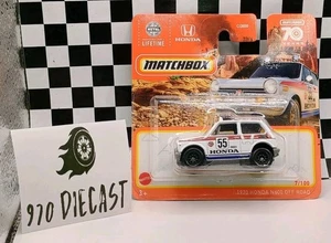 2023 MATCHBOX 1970 HONDA N600 OFF ROAD MBX OFF ROAD 7/100 SCHEDA CORTA - Foto 1 di 1