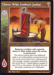 10 x Those Who Endure Judge VTES CCG - Picture 1 of 1