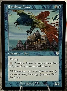 Rainbow Crow 69/350 Invasion - Magic: The Gathering TCG - LP - Imagen 1 de 2