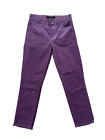 J BRAND Womens Trousers Adele Straight Fit Stylish Purple Size 26W JB003069