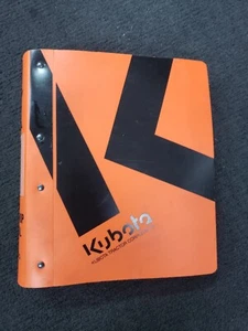 Factory Kubota RTV900 workshop, parts and operator manuals in oem binder - Picture 1 of 5