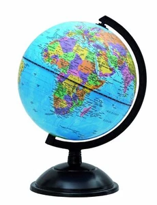 Tischglobus Schülerglobus Lernglobus Weltkugel Globus Ø 18 cm politische Karte - Bild 1 von 2