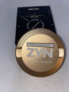 RARE! BRAND NEW! Aluminum Metal Zyn Can. Employee Only Can. Gold Rose Gold