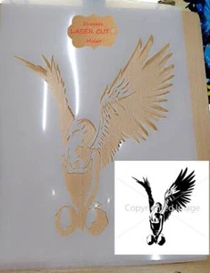 Angel stencil Airbrush art stencil artists angel template - Foto 1 di 7
