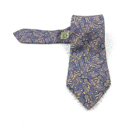 Authentic Hermes Necktie Vintage And Unique Unisex Silk Tie - Image 1 of 4