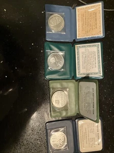 1970. 1971 1973. 1974 Proof Pidyon Haben Coin Silver 26g Each - Picture 1 of 5