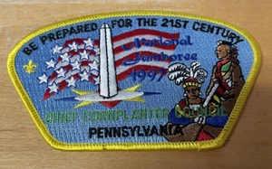 BOY SCOUTS CHIEF CORNPLANTER COUNCIL PENNSYLVANIA 1997 NAT JAMBO CSP PATCH NEW - Picture 1 of 2