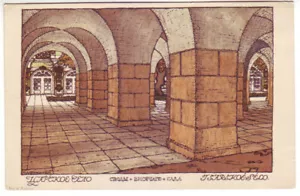 Russian postcard. M. Dobuzhinsky. Tsarskoe Selo. Community of St. Eugenia ... - Picture 1 of 2