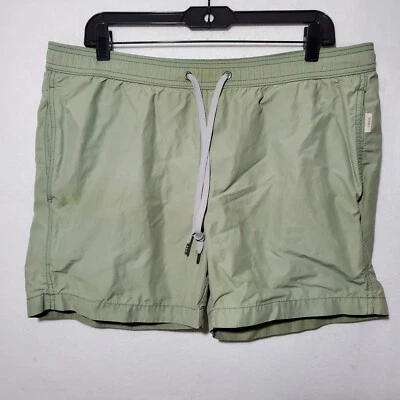 Bañador Onia The Calder para hombre XL verde claro playa viaje verano 5" entrepierna Foto 1 de 4