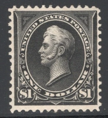 1895 US SC 276 $1 Oliver Perry in Black, Type I - MNH Expert Regum F/VF - Image 1 of 3