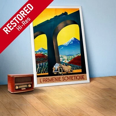 Armenia, USSR 1935 — Soviet retro travel poster - Image 1 of 4