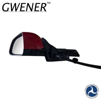 2022-2024 Tesla Model 3 Side Mirror Heated  Red Left Foto 1 de 4