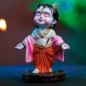 BAL Krishna für Auto Armaturenbrett Idol, Wohnkultur, Tempel & Geschenk - Größe - 3,5 ZOLL - Bild 1 von 5