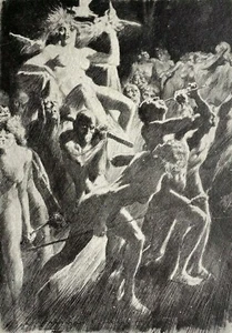 1928 NORMAN LINDSAY, OLD SATYR, ORIGINAL COLLOTYPE 1/550 FREE EXPRESS AUST - Picture 1 of 2