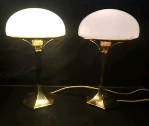 2 lampade da tavolo, Woka Vienna, Art Deco, Josef Hoffmann per Villa Spitzer Vienna, 36 cm 648 - Foto 1 di 5
