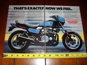Honda Nighthawk S Bj 1984 original 2 Seiten Anzeige - Bild 1 von 2