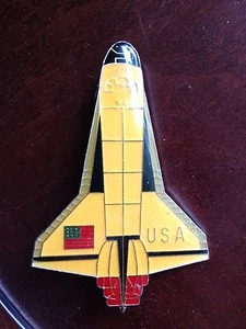 USA Space Shuttle Pin LARGE / VINTAGE - Bild 1 von 2