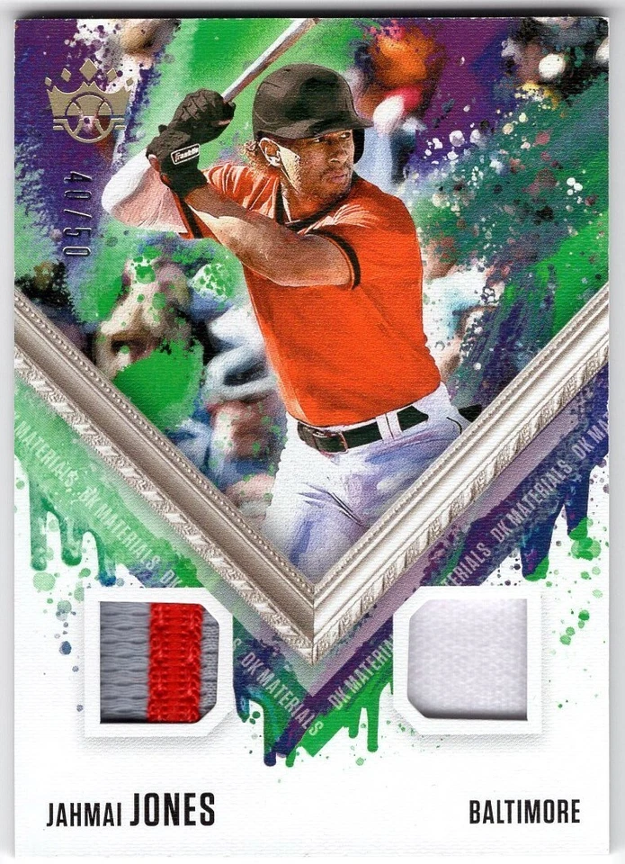 2021 Diamond Kings DK Materials Holo Patch Gold #11 Jahmai Jones 40/50 *B112 - Image 1 of 1