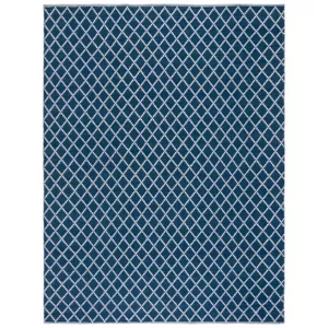 SAFAVIEH Montauk MTK706N Handwoven Navy / Ivory Rug - Picture 1 of 13
