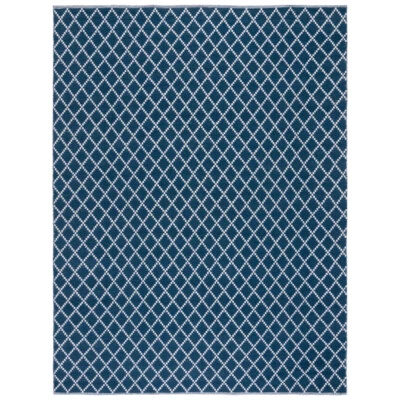 SAFAVIEH Montauk MTK706N Handwoven Navy / Ivory Rug - Image 1 of 4