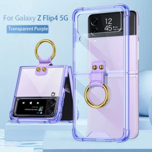 For Samsung Galaxy Z Flip5 5G Clear Crystal Anti-Fall Slim Shockproof Cover Case - Picture 1 of 15