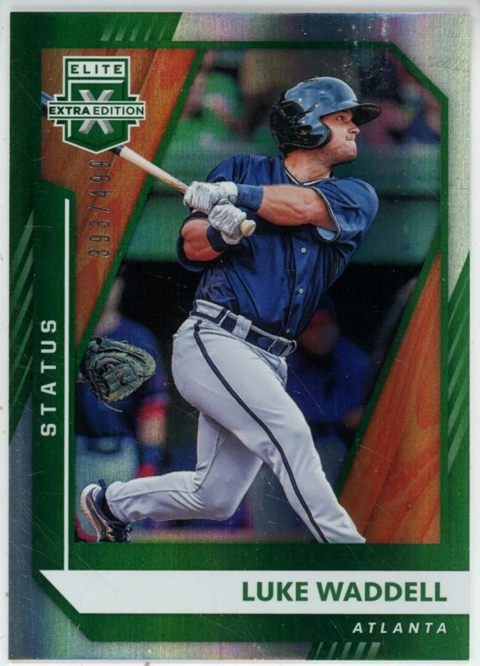 2021 Panini Elite Extra Edition Status Green Luke Waddell #157 #d 393/499 - Image 1 of 1