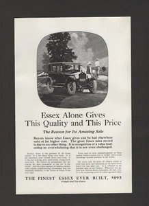 1925 Hudson-Essex Car Automobile Price $895  Vintage Print Ad N25 - Picture 1 of 1