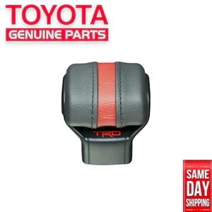 22 - 24 TOYOTA TUNDRA TRD PRO SHIFTER KNOB BLACK & RED OEM BRAND NEW - Picture 1 of 3