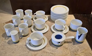 THOMAS GERMANY PORCELAIN CREAM SUGAR TEACUPS SAUCERS PLATES MUGS SALT GRAVY BOAT - Picture 1 of 24