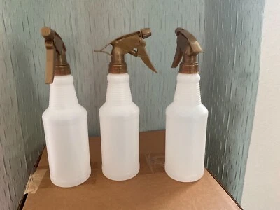 Plastic Spray Bottles with Triggers 16 oz Empty (3 Pack)  - Image 1 of 4