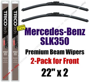 Wipers 2-Pack Premium Wiper Beam Blades fit 2005+ Mercedes-Benz SLK350 - 19220x2 - Picture 1 of 1