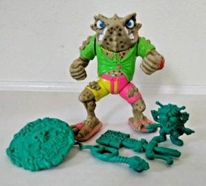 Vintage TMNT Teenage Ninja Turtles Napoleon Bonafrog Complete 1990 Playmates - Picture 1 of 4