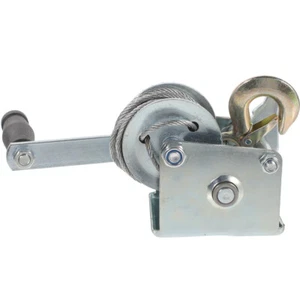 Hand Winch Trailer Winch Small Winch Hand Crank Winch 500LBS (With 7m Steel - Picture 1 of 12