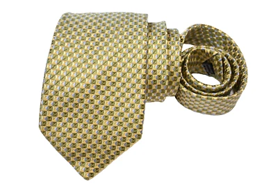 CORBATA HOMBRE IKE BEHAR VERDE, AMARILLO/GEOMÉTRICA ANCHO: 3,75" LARGO: 59" Foto 1 de 3