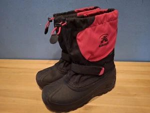 Kamik Winterstiefel schwarz-pink Waterproof Gr 37/38 US 6 Schneestiefel sehr gut - Bild 1 von 6