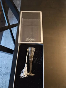 Ornamento de flauta de champán Gorham '2000' - Sin usar, en caja - Imagen 1 de 2