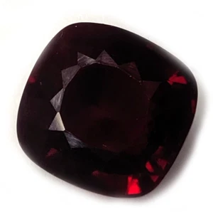 Unheated 20.30 Ct Madagascar Deep Red Ruby 15x15 mm Natural Certified Gemstone - Picture 1 of 7