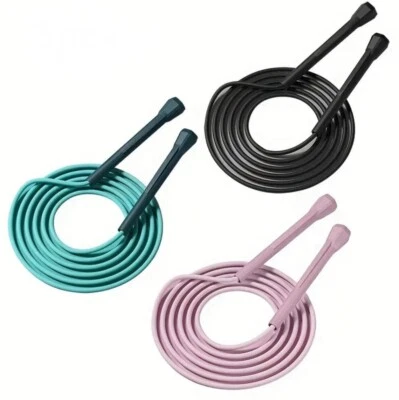 Springseil Sprungseil für Erwachsene & Kinder Seilspringen verstellbar 3-Farben - Bild 1 von 4