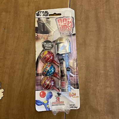 STAR WARS THE MANDALORIAN POP UPS! LOLLIPOP NEW! With 3 Chupa Chups Lollipops - Image 1 of 2
