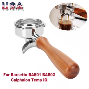 58mm Portafilter For Barsetto BAE01 BAE02 Calphalon Temp IQ Filter Double Spouts - Picture 1 of 13