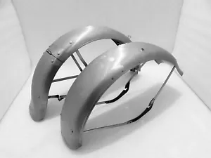 BRAND NEW FRONT & REAR MUDGUARD 1942 ONWARDS FOR HARLEY DAVIDSON WLA MODEL - Foto 1 di 6