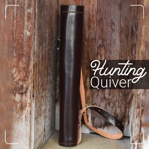 Back Arrow Quiver Genuine Cow Leather Arrow Holder Traditional Handmade Quivers - Picture 1 of 3
