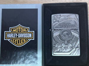 ZIPPO LIGHTER: HARLEY DAVIDSON 80 CUBIC INCH - CLASSIC AND UNUSED!