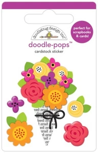 PEGATINAS 3D DOODLEBUG DOODLE-POPS - MANOJO DE OTOÑO - 2,5" X 3,75" - FLORES - Imagen 1 de 1