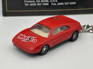 Red Maisto Ferrari 348 Keychain Keyring Vintage Classic Collection - Picture 1 of 4
