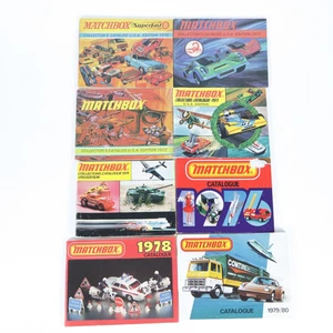 VTG Matchbox Collector's Catalogs Lot 1970 71 72 73 74 76 78 79-80 USA - Picture 1 of 6