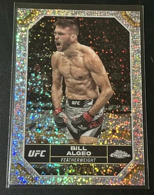 2024 Topps Chrome UFC #27 Bill Algeo Speckle Refractor /299 - Image 1 of 2