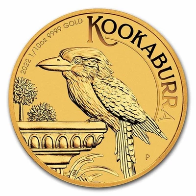 2022 Australia 1/10 oz Gold Kookaburra BU - Image 1 of 4