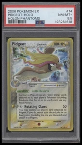 Pokemon Pidgeot Delta Species Holo EX Holon Phantoms 14/110 PSA 8.5 NM-MT+ - Picture 1 of 2